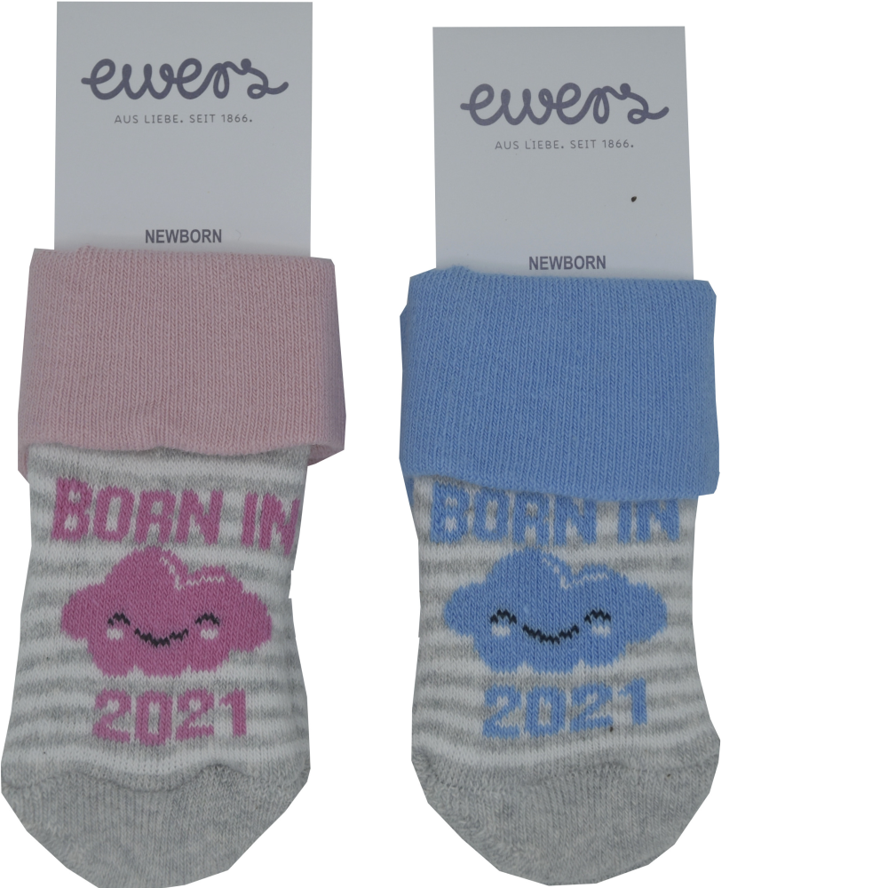 Socken Erstlingssöckchen Neugeborenen Söckchen o Plüsch ewers 3er Set Baby